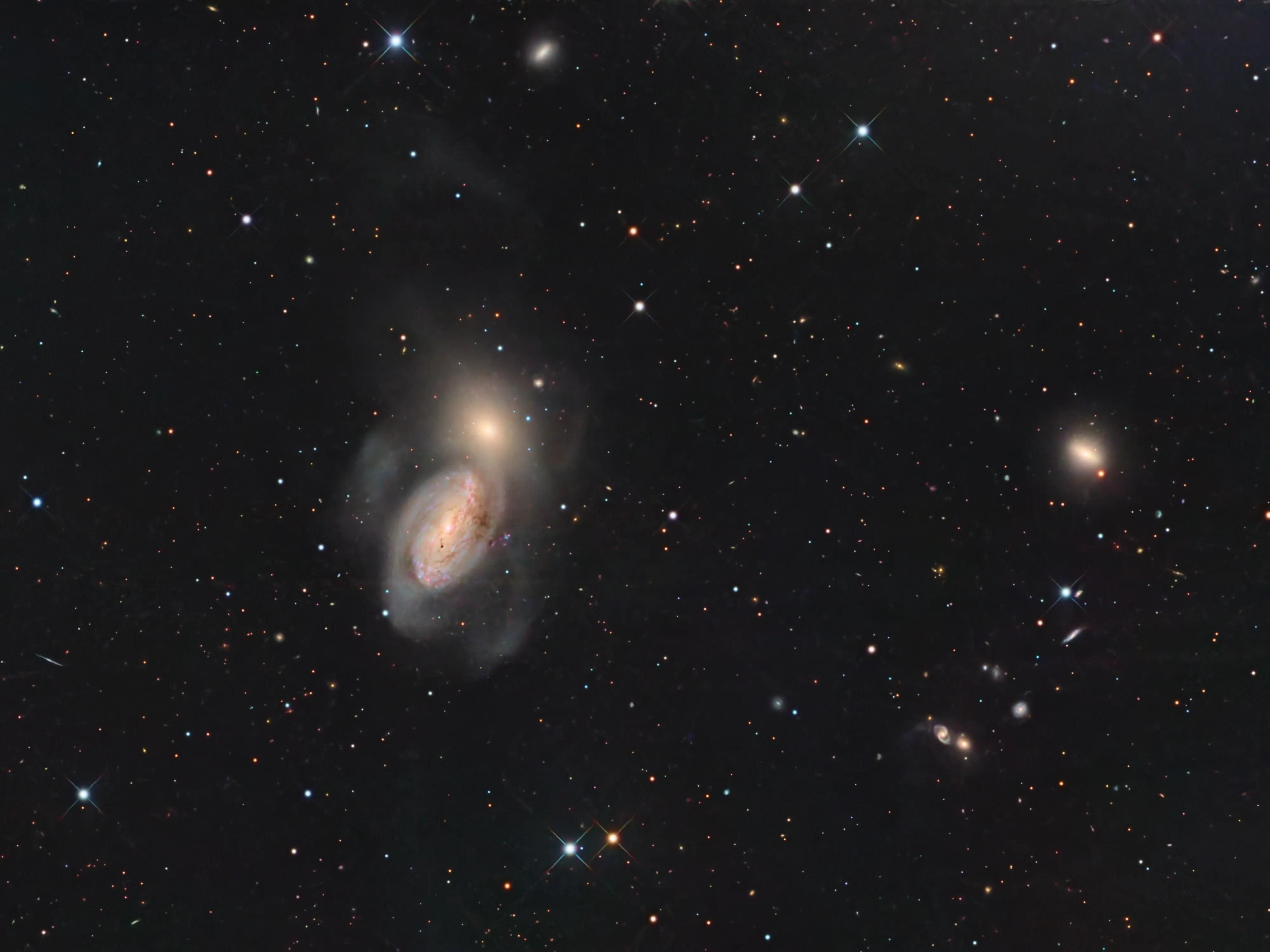 Arp 94 - NGC 3227 & NGC 3226